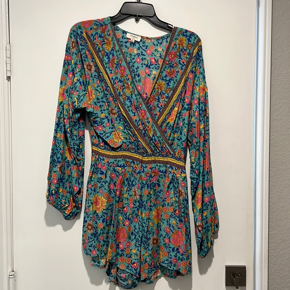 Multi-Color Floral Romper